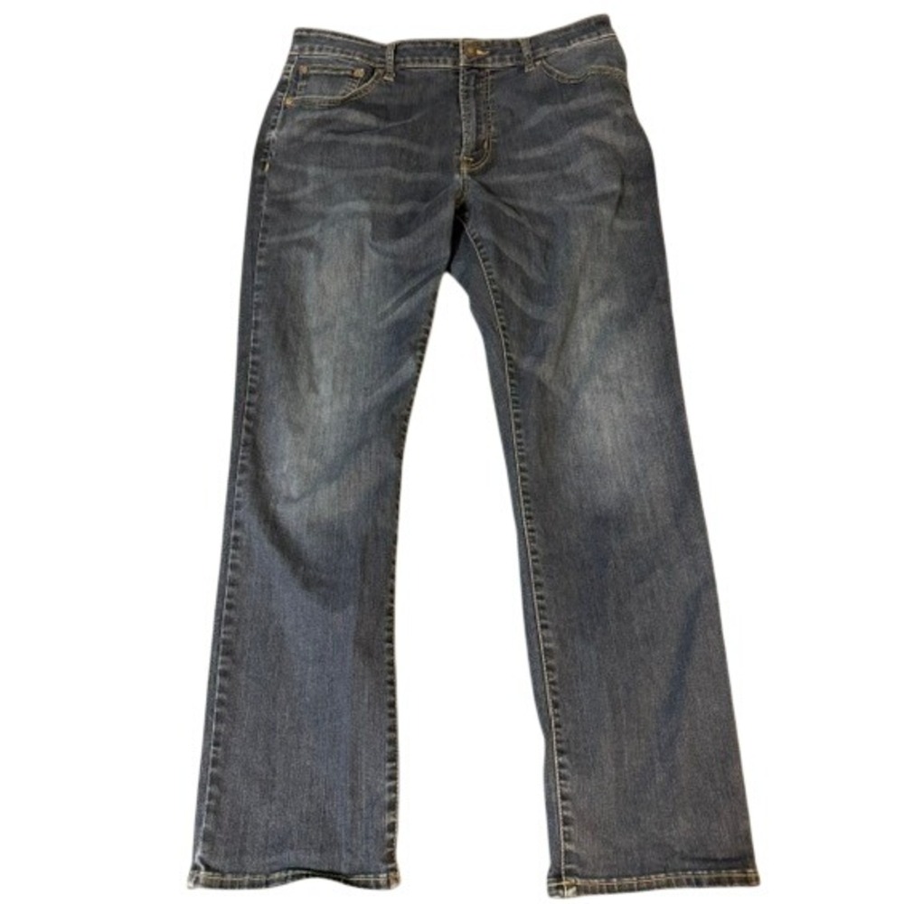 American Eagle Jeans Men 36x32 Blue Slim Straight Extreme Flex Denim Pants
